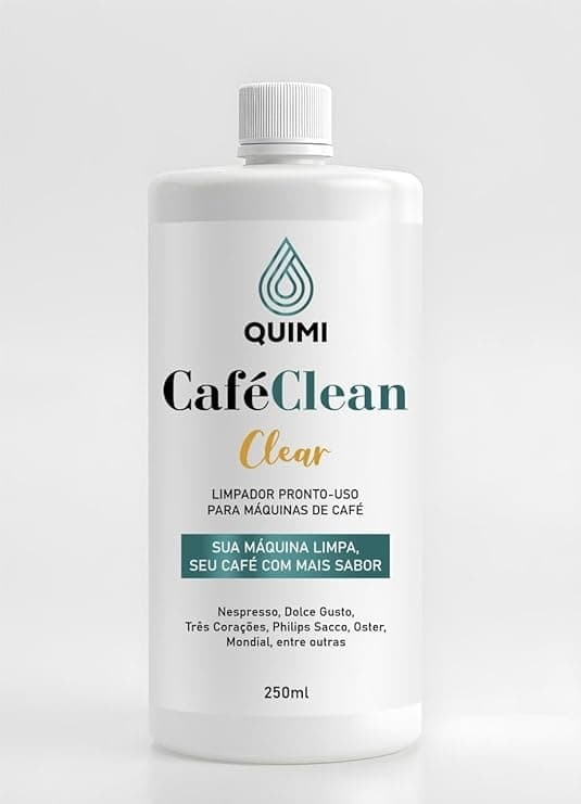 Café Clean Quimivida 250ml: descalcificador por R$24,90 para Nespresso