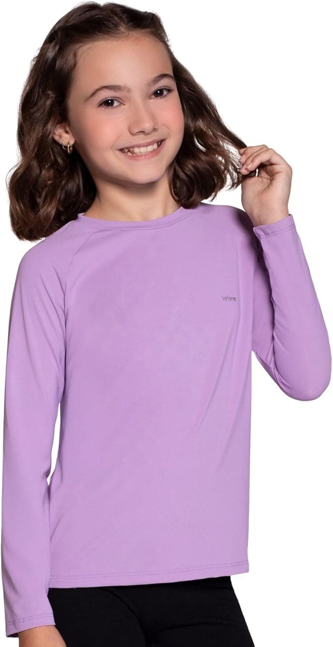 Camiseta Manga Longa Infantil Selene UV50+ — R$42,45, entrega grátis