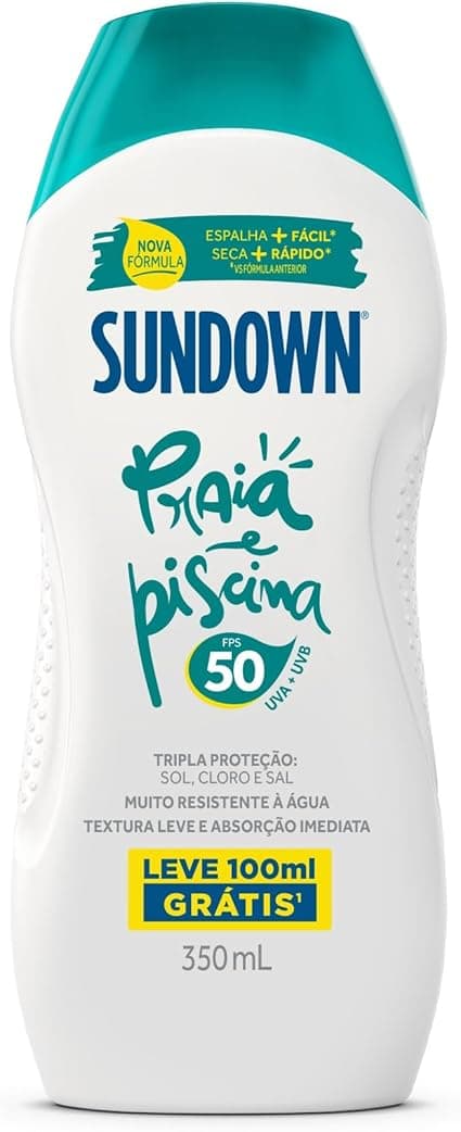 Sundown Protetor FPS 50: 250 ml + 350 ml a R$64,99 com frete grátis