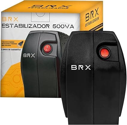 Estabilizador BRX 500VA Manual BIVOLT 115/220V: proteção por R$202,11