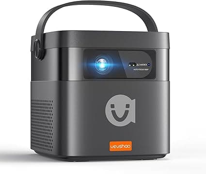 VEVSHAO V50: Proj 4K/1080p, 400 ANSI, 15000mAh — R$1.486,84