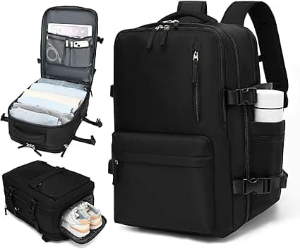 Mochila IceSelect Expansível Grande: 30→45L, USB externo e anti-roubo