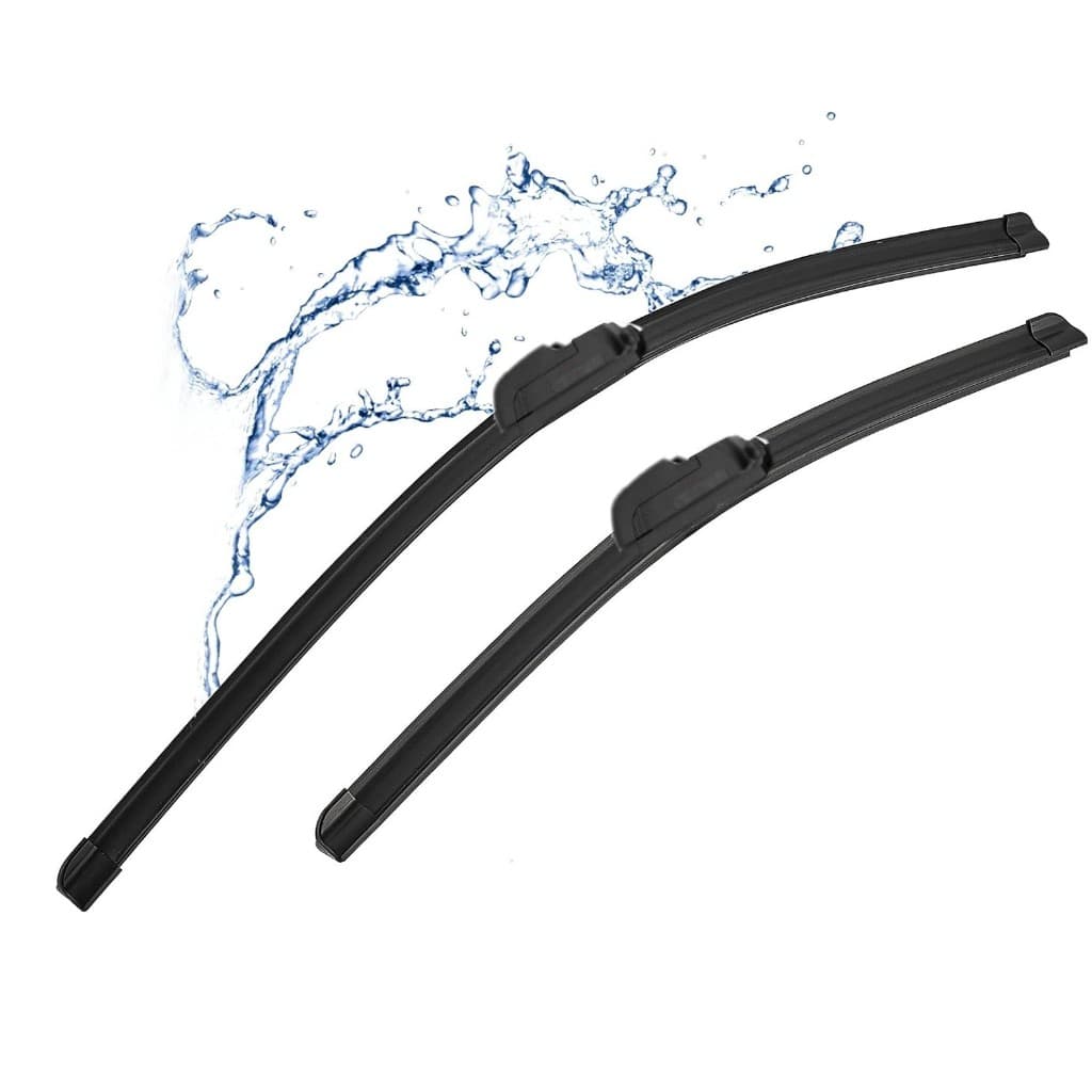 Palhetas de silicone para para-brisa que garantem limpeza silenciosa e segurança ao dirigir
