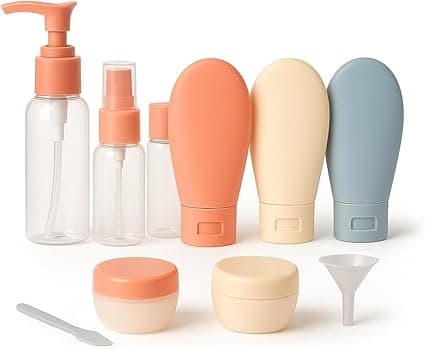 Kit de Viagem com 11 Frascos Recarregáveis por R$16,90 na Amazon