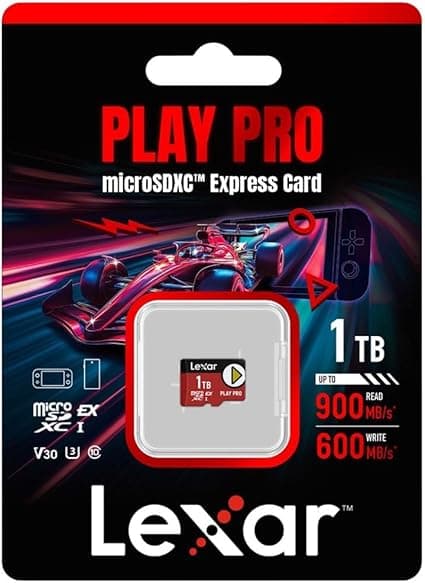 Lexar PLAY PRO 1TB microSD Express com 6% de desconto, estoque limitado