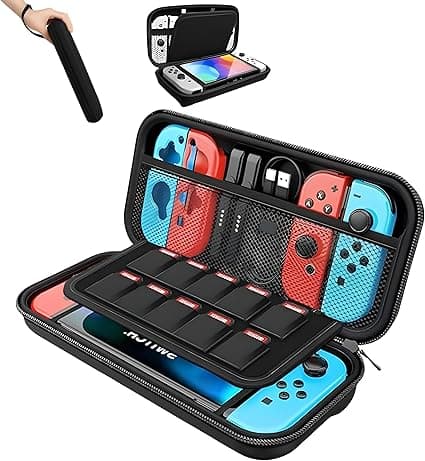 Case de viagem para Switch e Switch OLED — Estojo rígido com proteção