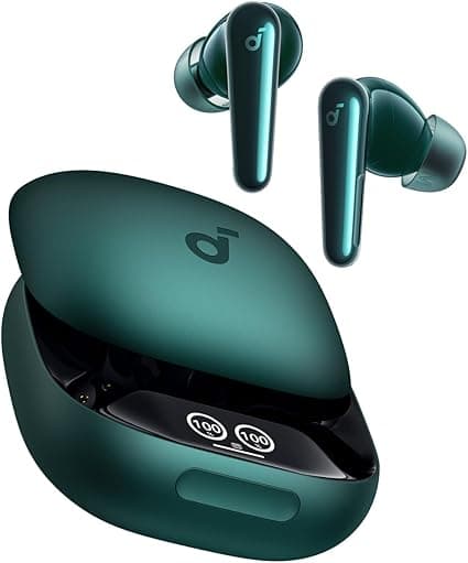 Soundcore Liberty 4 Pro com ANC adaptativo, 40h e oferta de R$764,09