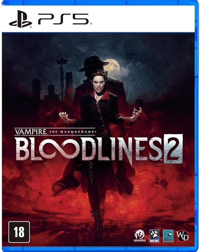 Bloodlines 2 no PS5 sai por R$229,90 na Amazon com 32% de desconto