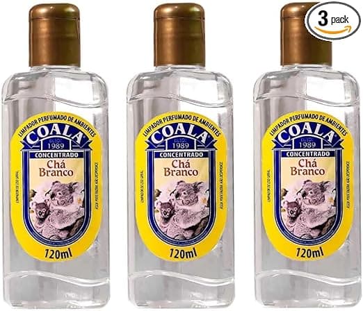 Kit com 3 Limpadores Perfumados Coala Cha Branco por R$35,91 na Amazon
