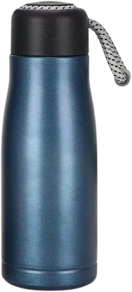 Garrafa Térmica Inox 350ml com Alça — Isolamento a vácuo 24h/10h