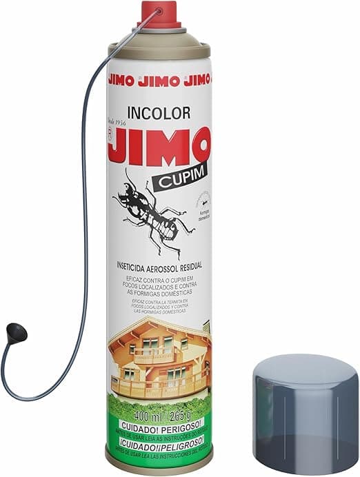 JIMO Cupim Contra Cupins – Aerossol 400ml, R$29,90 (de R$58,90)