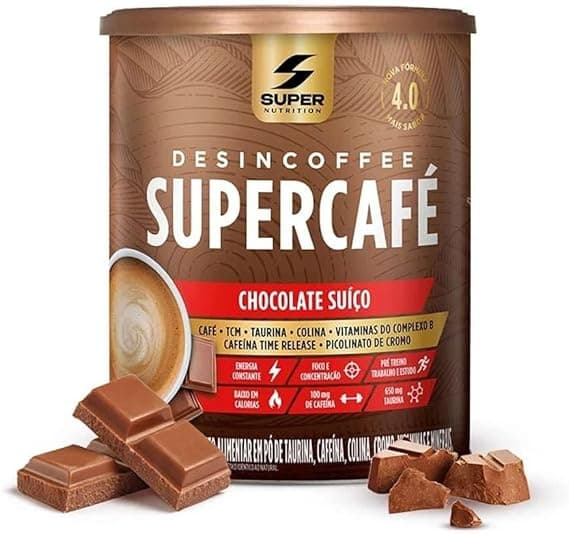 Desincoffee 220g: 100 mg cafeína por porção, energia – R$82,90 na Amazon