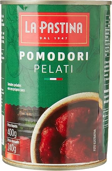 Tomates Pelados La Pastina 400 g por R$11,29 na Amazon com 8% de desconto