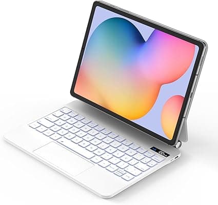 Capa com teclado e trackpad para Tab S6 Lite 10.4 com LCD por R$324,94