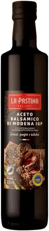 La Pastina Aceto Balsâmico Di Modena 500 ml por R$37,49 na Amazon