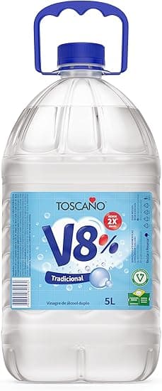 Vinagre Toscano V8% Tradicional 5L por R$28,90: Oferta Volta às Aulas