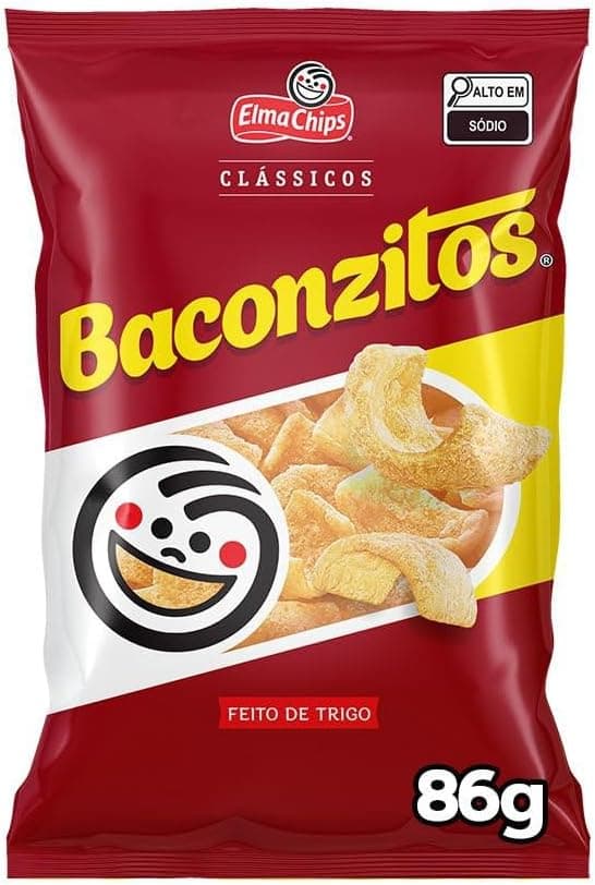 Baconzitos 86g: snack crocante para a volta às aulas sem preço