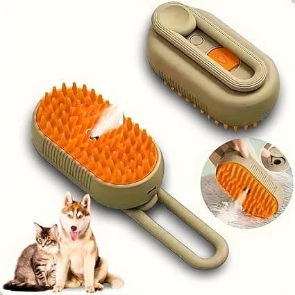 Escova 3 em 1 com Vapor para cães e gatos: R$ 17,90 na Amazon