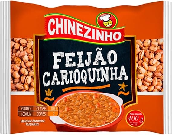 Feijão Carioquinha Chinezinho 400 g por R$8,89 na Amazon — tradição