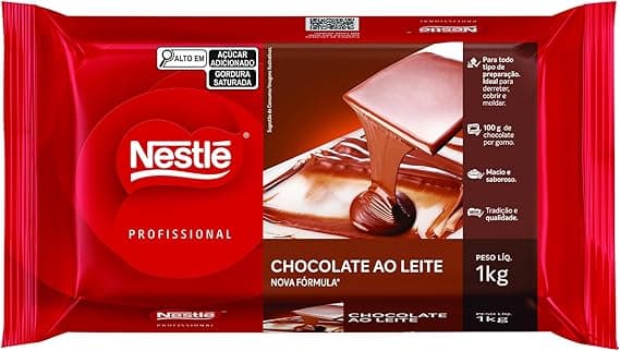 Nestlé 1kg de chocolate ao leite: preço atual e uso na confeitaria