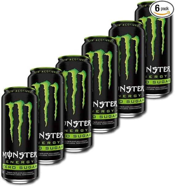 Monster Energy Zero Açúcar: Pack 6x473ml a R$56,94 com 12% de desconto