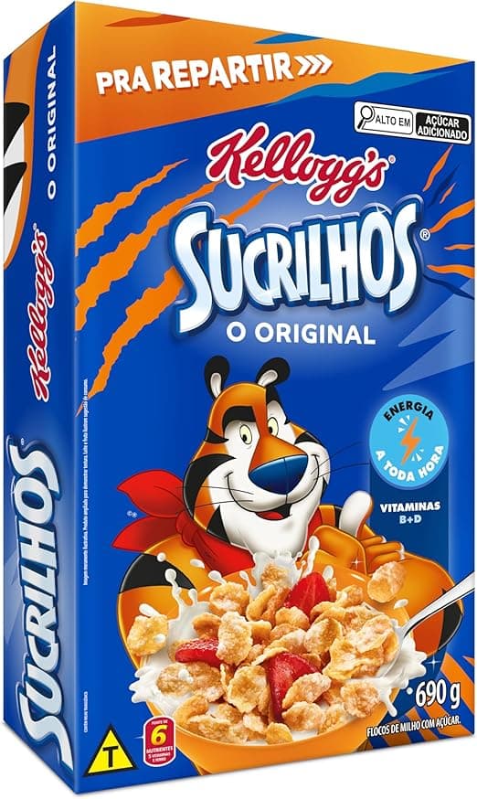 Sucrilhos Kellogg’s 690 g por R$22,76: bom custo porção para a volta