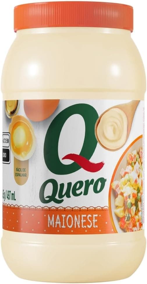 Maionese Quero 495g cremosa e tradicional por R$6,09 na Amazon