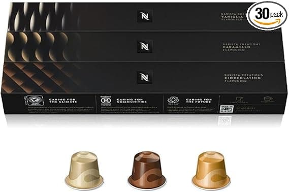 Baunilha, Caramelo e Chocolate Amargo — 30 cáps. Nespresso por R$119,70