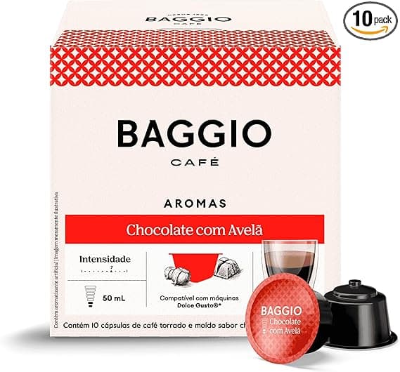Baggio Aroma Chocolate Avelã Dolce Gusto: Volta às Aulas, R$25,90