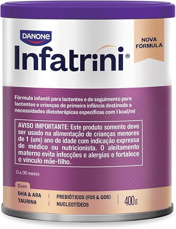 Infatrini Pó 400G: fórmula hipercalórica com entrega grátis e R$130