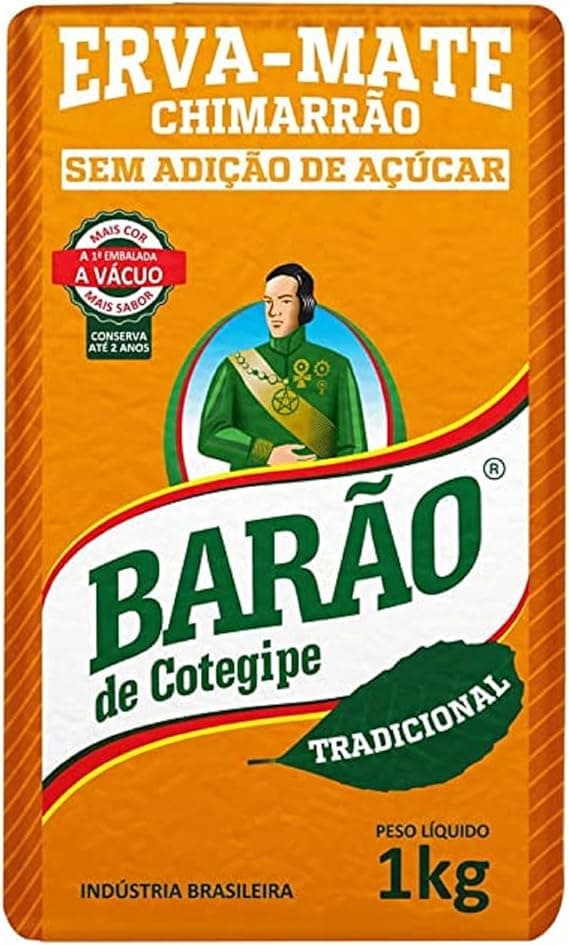 Erva Mate Chimarrão 1kg com embalagem a vácuo tradicional — R$24,50