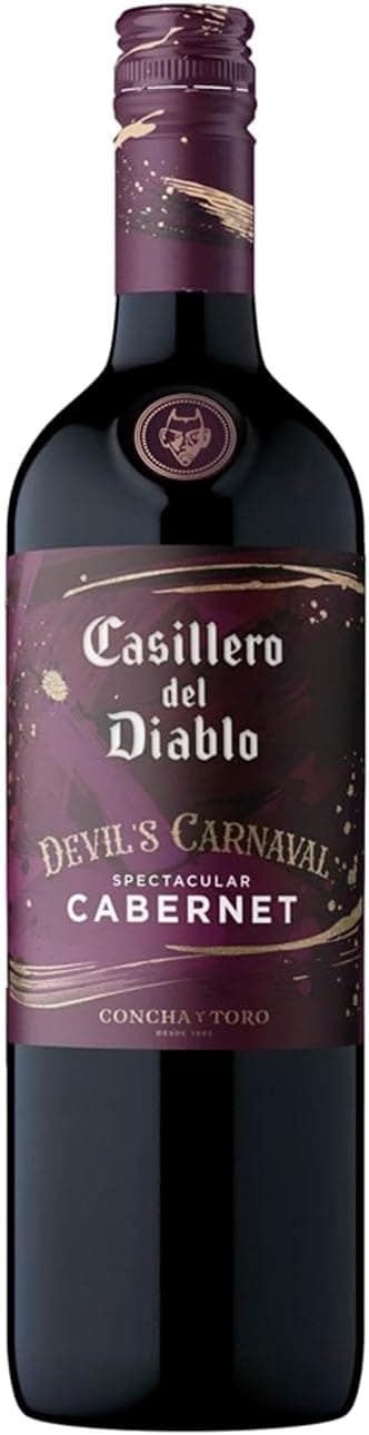 Casillero Devil’s Carnaval Cabernet 750ml por R$38,84 com frete grátis