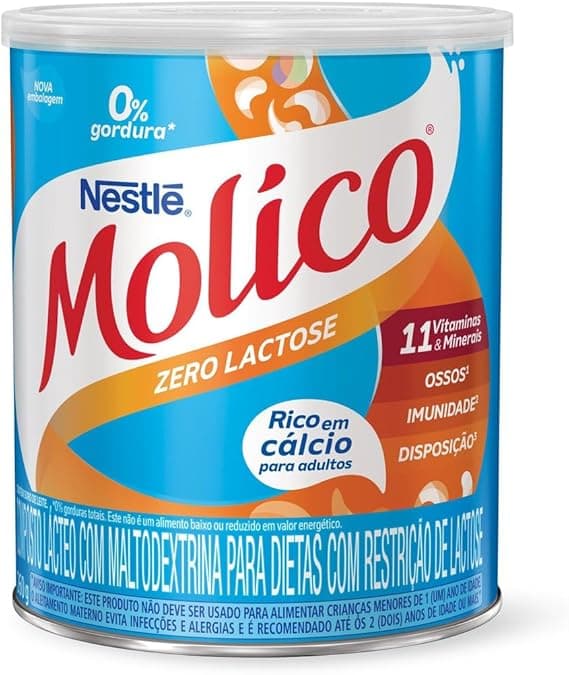 Molico Zero Lactose 260 g: Ossos com 0% lactose por R$23,99 na Amazon
