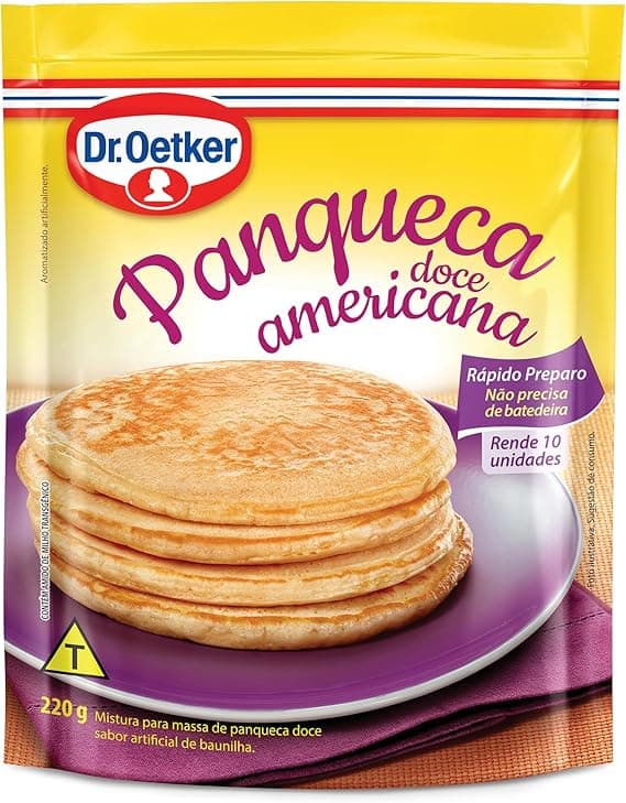 Panqueca Dr. Oetker Sabor Baunilha 220 g por R$10,79 na Amazon