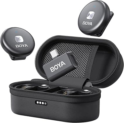 BOYA Omic-U: microfone lapela sem fio USB-C por R$338,08