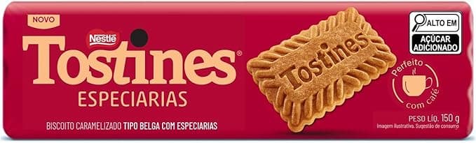 Biscoito Tostines Especiarias 150g de R$6,19 por R$4,89 na Amazon