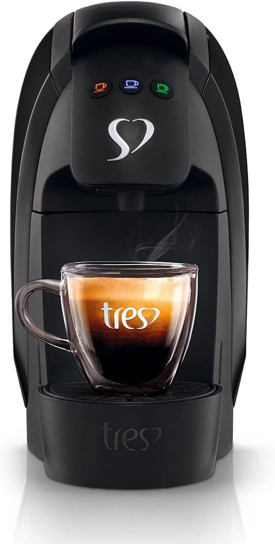 Cafeteira Tres Luna 110v Preta: preço cai para R$351,99 de R$499,90