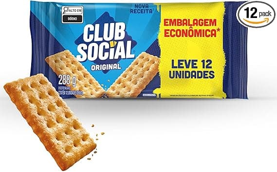 Club Social 288 g: 12×24 g por R$11,59 — boa para a volta às aulas