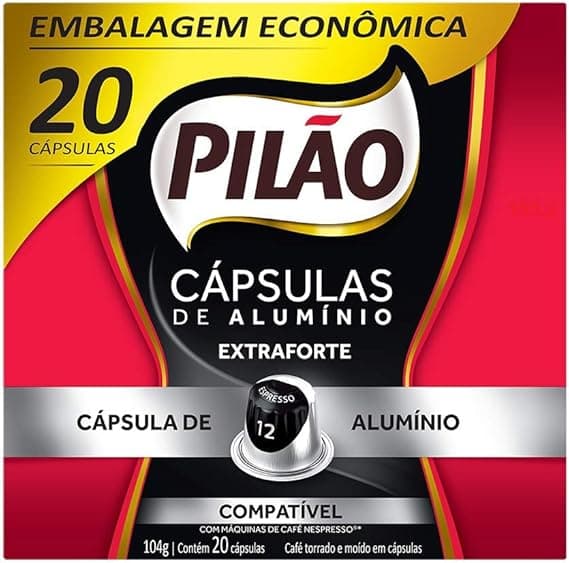 Pilão Extraforte: 20 cápsulas por R$22,68 com 7% de desconto