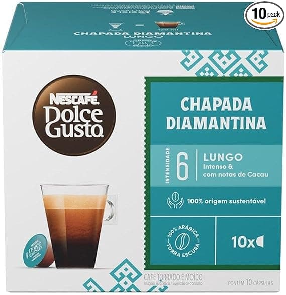 Dolce Gusto Chapada Diamantina: cápsulas arábicas da Bahia, 10 unid