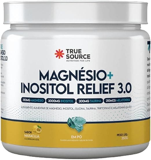 Magnésio + Inositol Relief 3.0 350 g Maracujá-R$169 com frete grátis