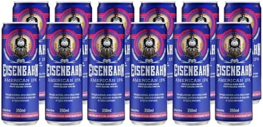 Pack Eisenbahn IPA LT 12 latas 350ml por R$68,28 com entrega grátis