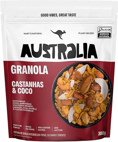 Hart’s Granola Australia: 300 g por R$36,90 com frete grátis na Amazon