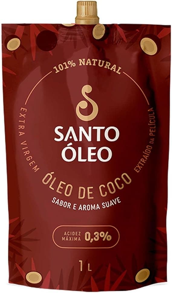 Óleo de coco Extra Virgem de Película 1L por R$52,63 prensado a frio