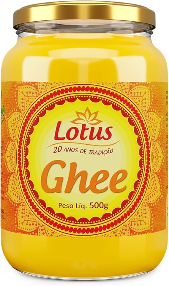 Ghee Lotus 500 g manteiga clarificada sem lactose por R$74,85