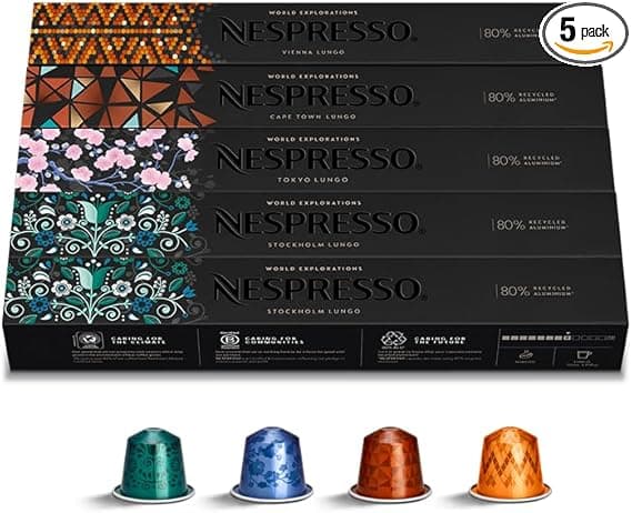 Nespresso Lungo Original: 50 cápsulas por R$190 na Amazon