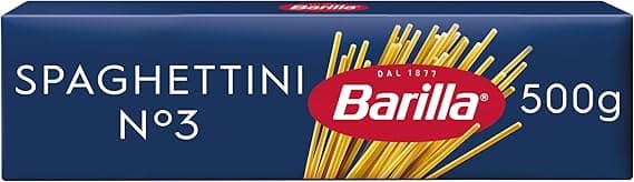 Barilla N.3 Spaghettini 500g por R$12,99 – Volta às aulas frete grátis