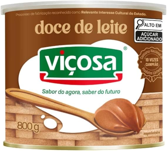 Volta às Aulas: Doce De Leite Viçosa Puro 800 g por R$53 na Amazon