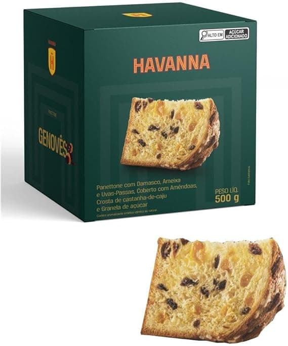 Panettone Havanna Genovês 500 g: opção clássica para a Volta às Aulas