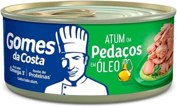 Atum Gomes Da Costa em Pedaços no Óleo com Caldo Vegetal por R$ 10,86